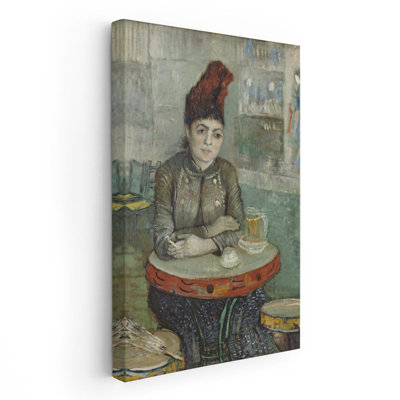 Ségatori assis au café du Tambourin, 1887, reproduction d'art sur toile