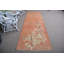 Tapis de couloir turc vintage en laine orange vif pour couloirs et espaces étroits