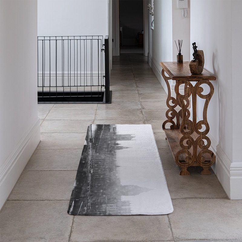 Runner Markel Shag 68cm X 235cm Area Rug