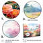 Ensemble de salon art floral mural rose-2070100477-2070100475