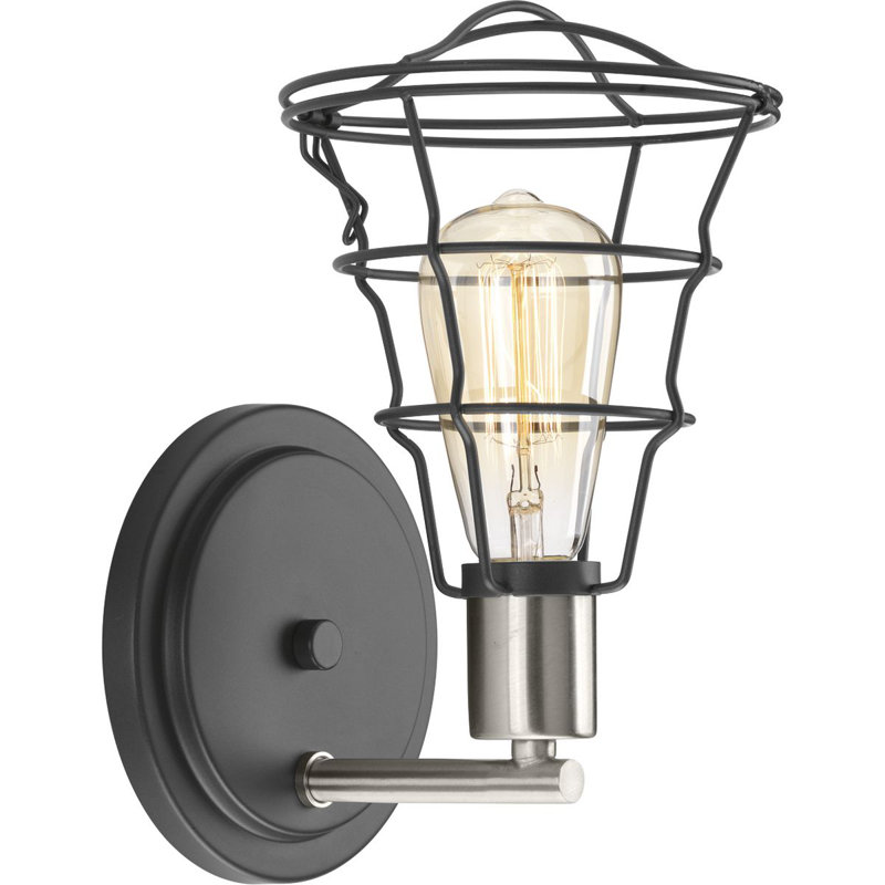 Éclairage de meuble-lavabo graphite 1 lumières Theressa