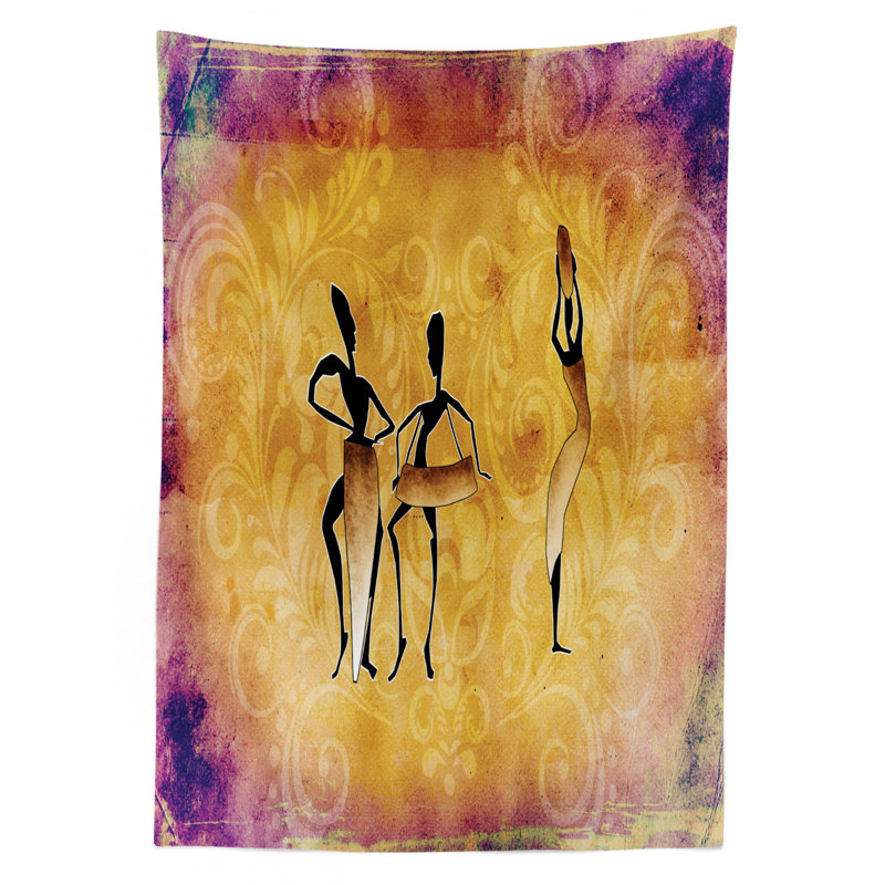 African Tablecloth, 70" L x 52" W