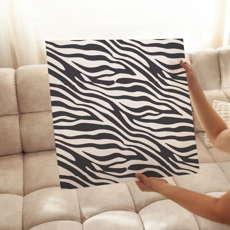 Animals Zebra Pattern I Modern Unframed Art Print