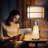 Natural Snowflake Gypsum Table Lamp