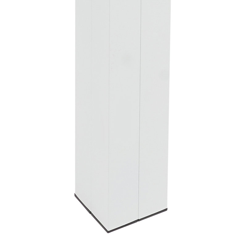 Support pour machine à laver robuste en acier inoxydable réglable, Blanc