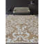 Damask Area Rug in Gray
