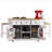 53 Inch Rolling Kitchen Island With Drop Leaf, Power Outlet & Storage Cabinet – Mobile Kitchen Cart On 5 Wheels-1008866310