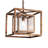 1 - Light Brown Square/Rectangle Pendant