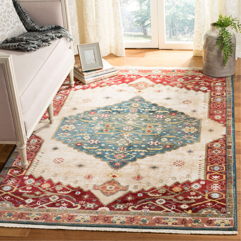 Kurtz Performance Southwestern Rug, Rectangle 5'1" x 7'5"