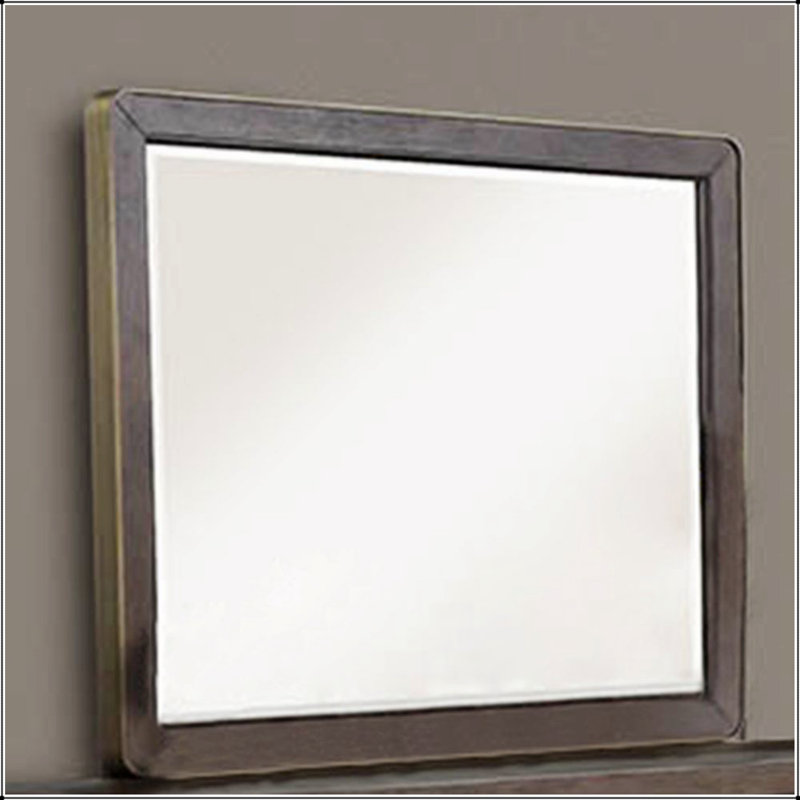Miroir brun antique