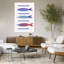 Art mural de poisson moderne et minimaliste-1269191466