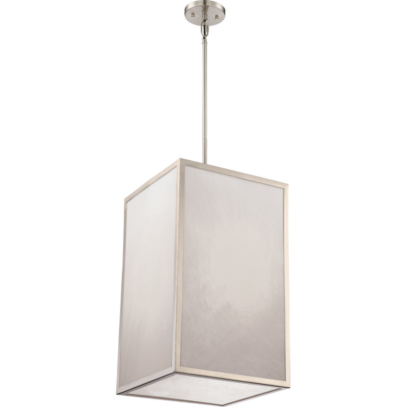 Luminaire suspendu rectangulaire 1 lumière Almeta