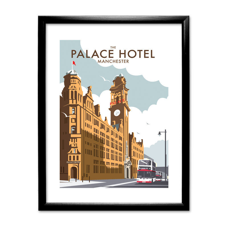 Dave Thompson - Single Picture Frame Print on Canvas, Black