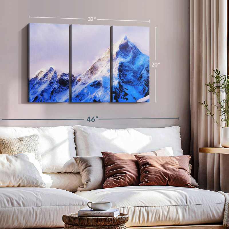 " Mt Everest Summit ", 20" H x 33" W x 1.25" D