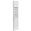 Space-Saving Corner Bathroom Cabinet | 2-Door Design with Adjustable Shelves & Open Storage, Versatile Tall Storage Solution-1345763176-1357727266