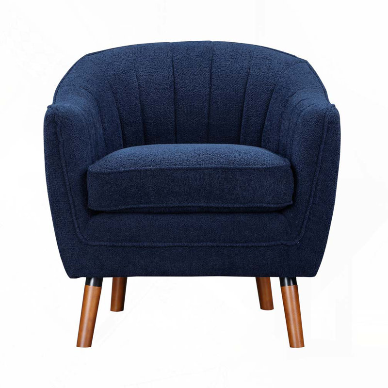 Modern Accent Chair, Blue
