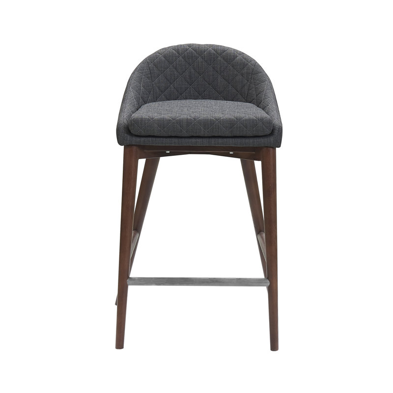 Tabouret de comptoir 25,5 po Pilkington, Gris foncé