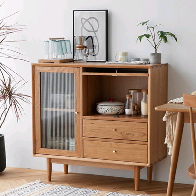 Modern minimalist storage side cabinet for tea bar