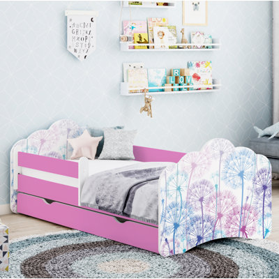 Racine European Toddler Bed Frame with Drawers