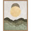 «Rolling Hills and Textured Gray Sky» par Kincade, reproduction d'art sur toile encadrée-1266788703