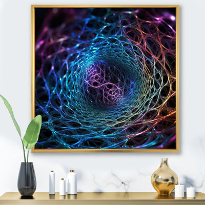 Impression sur toile Infinity Net Space Matrix I - Fractals