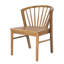 Ensemble repas d'extérieur en bois d'acacia pour 6 personnes avec table extensible et chaises de style Windsor Clyne