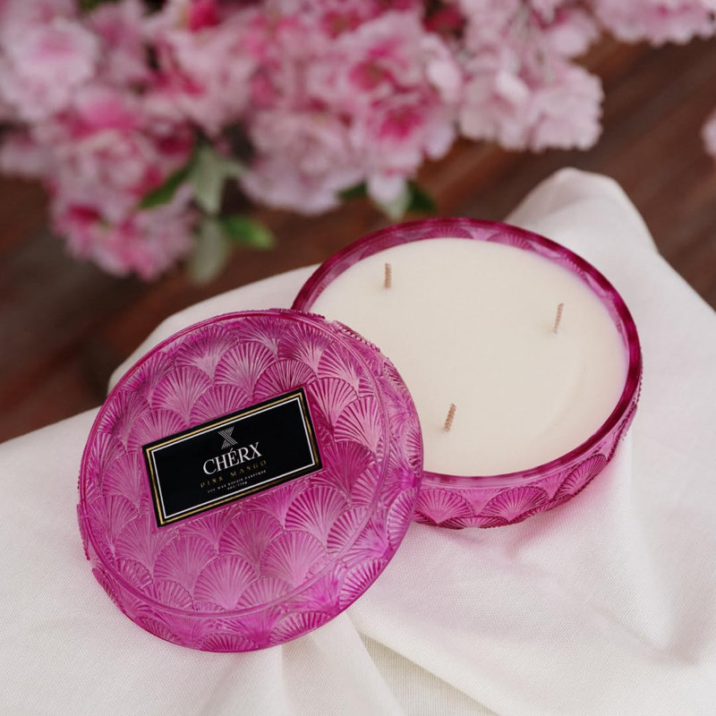 Bougie parfumée Berry Ice, Mangue rose