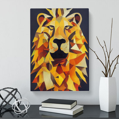 Lion Abstract Vol.6 - Wrapped Canvas