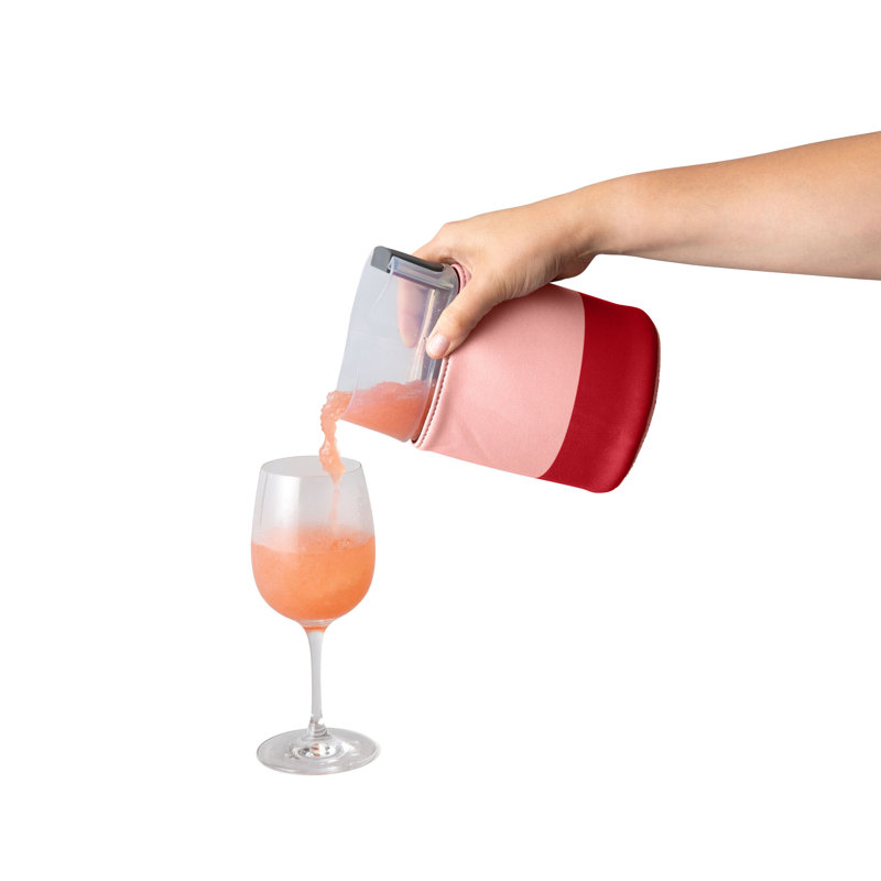 Rabbit 32-Ounce Freezable Cocktail Maker, Pink