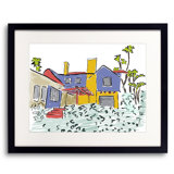 Craftsman House From Lomitas Print by Deborah Blum