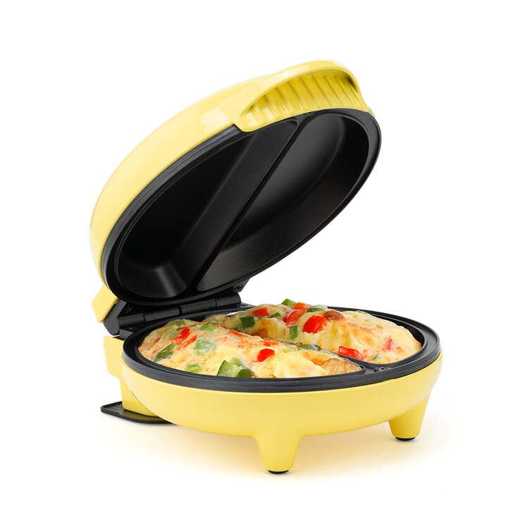 Holstein Housewares - Non-Stick 4 Section Omelet & Frittata Maker - Makes 4  Individual Portions Quick & Easy