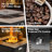 Square Iron Propane Smokeless Fire Pit Table with Lid