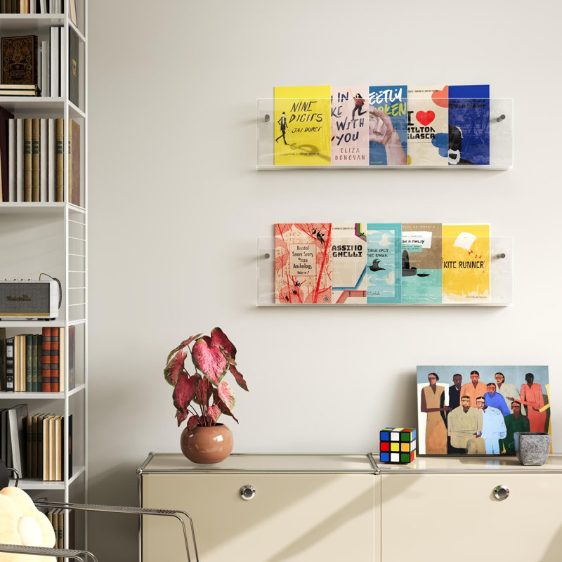 2 Pack Hanging Magazine Rack