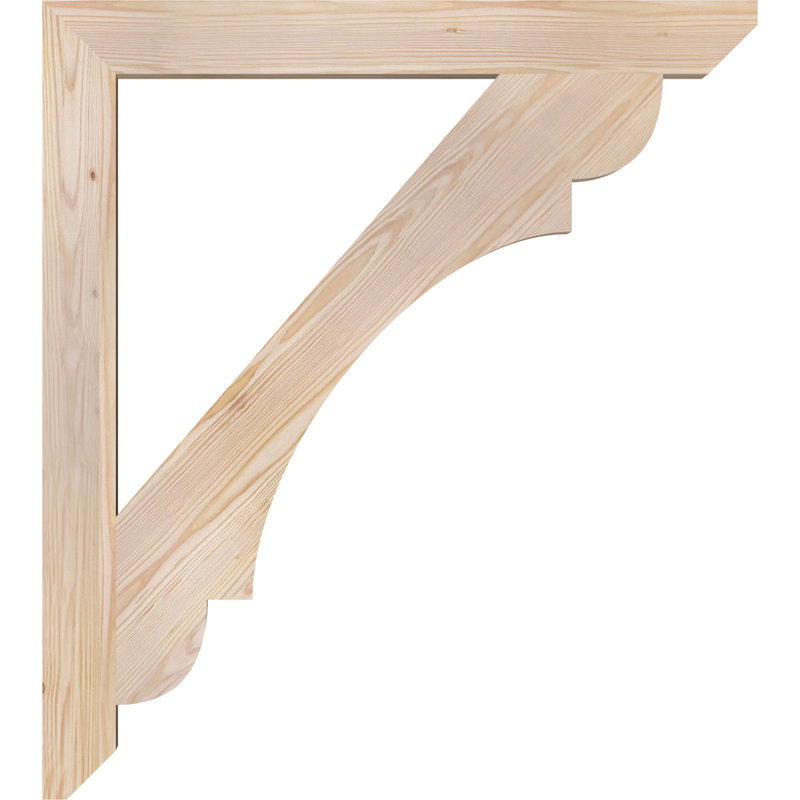 Support latté 3 1/2 "x P 34" x H 38 ", sapin Douglas, Douglas (lisse), H 38 po x l 3,5 po x P 34 po