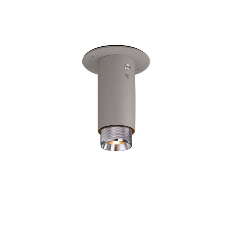Polycarbonate Flush Mount, Steel, Stone