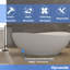 Baignoire de trempage autoportante 65 "x 30" avec drain