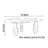 Black White Creative Geometric Art Irregular Table-563354310