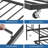 Twin Rectangular Twin Metal Daybed With Trundle, Sofa Bed Frame With 6 Casters And Steel Slat Support-783239568