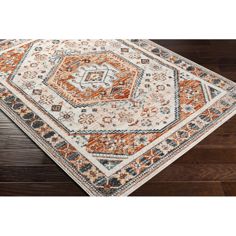 Aldusa Oriental Indoor Rug, Rectangle 5'3" x 7'