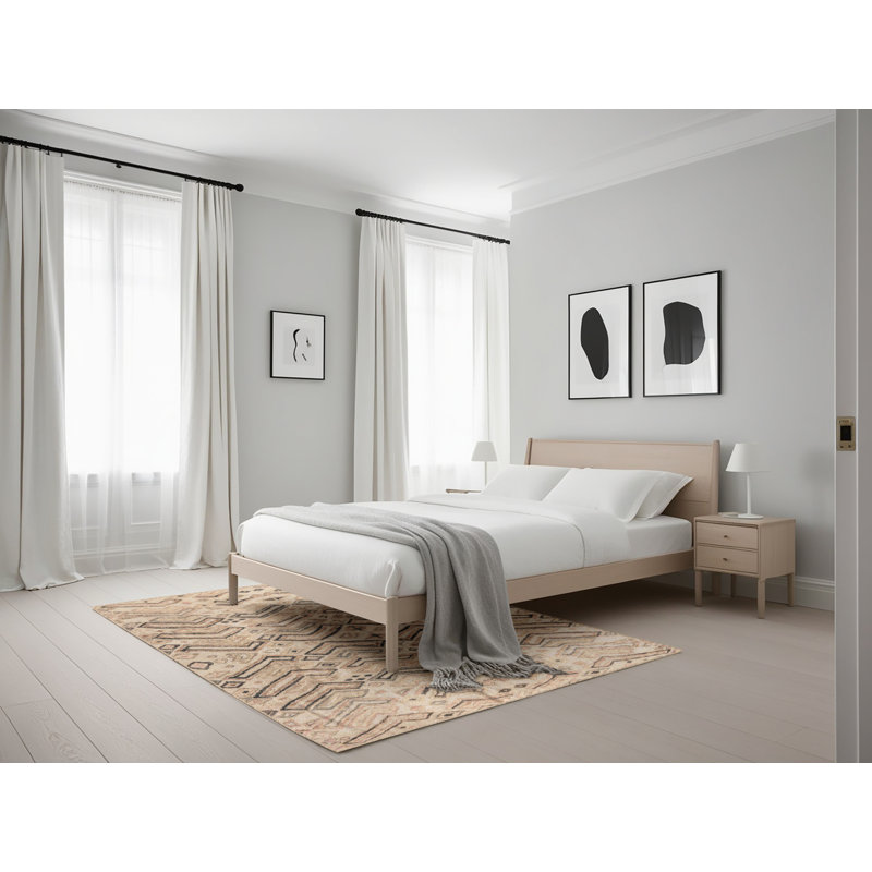 Abstract Indoor Rug, Rectangle 5' x 7'