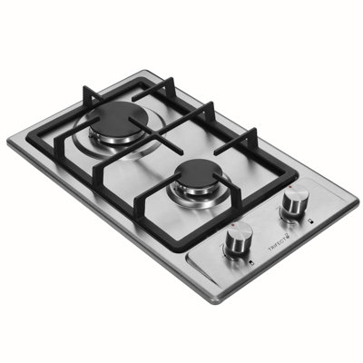Trifecte Silver 2 Burner Cooktop