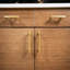 Poignée barre Woodward Collection - 5-1 / 16 po Poignée d'armoire centre à centre Laiton doré brossé - Quincaillerie contemporaine pour tiroirs et armoires-90926997-116641505