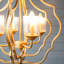 Lustre en métal 4 lumières