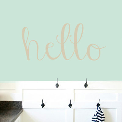 Text & Numbers Non-Wall Damaging Wall Decal
