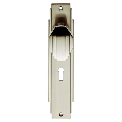 Art Deco Lock Door Handle