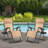 Jaleasa Outdoor Rust-Resistant Metal Chaise Lounge-982928595