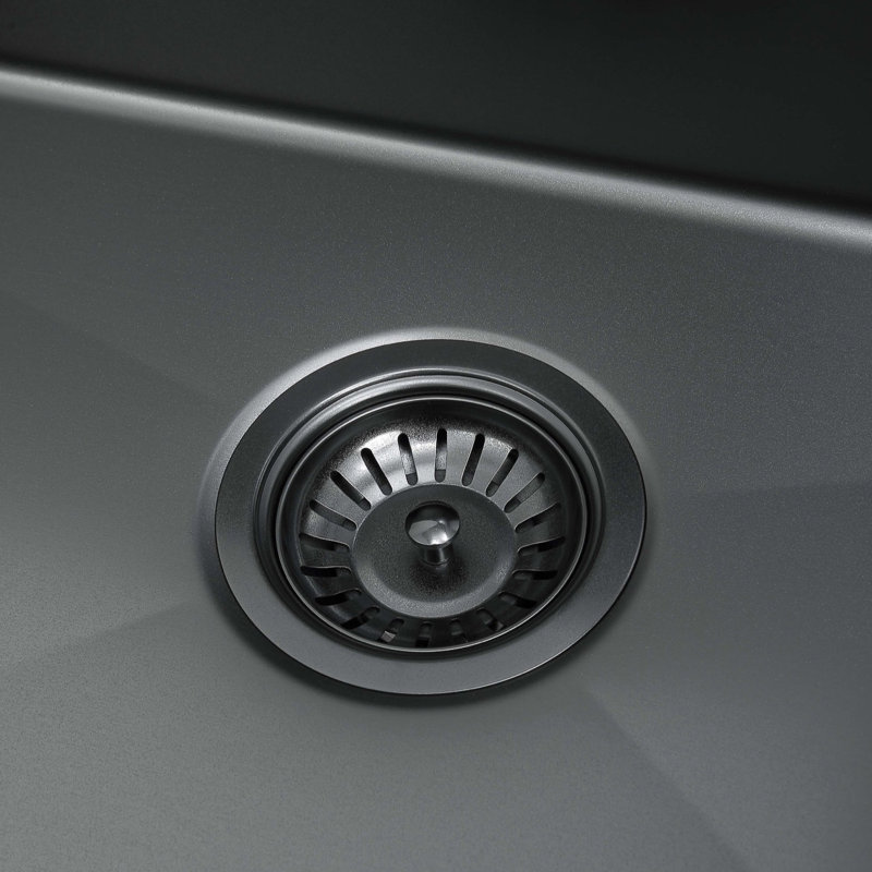 32'' L Double Bowl Stainless Steel Kitchen Sink, PVD Black
