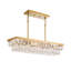 Lustre rectangulaire en cristal 6 lumières Archan