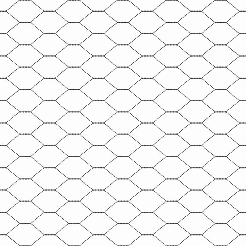 Vidaxl Fence With Posts PVC-Coated Steel, Grey, 80cm H x 5000cm W x 3.2cm D