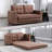 Upholstered Futon Sofa Convertible Floor Sofa Bed